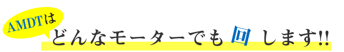 どんなモーターでも回します！