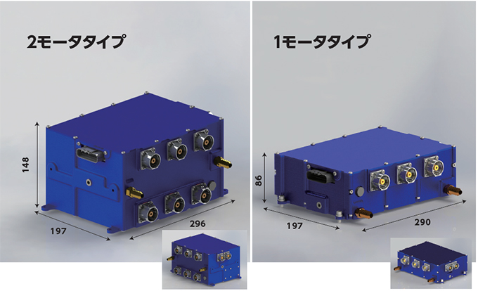 DC300V系 2モータインバータ画像