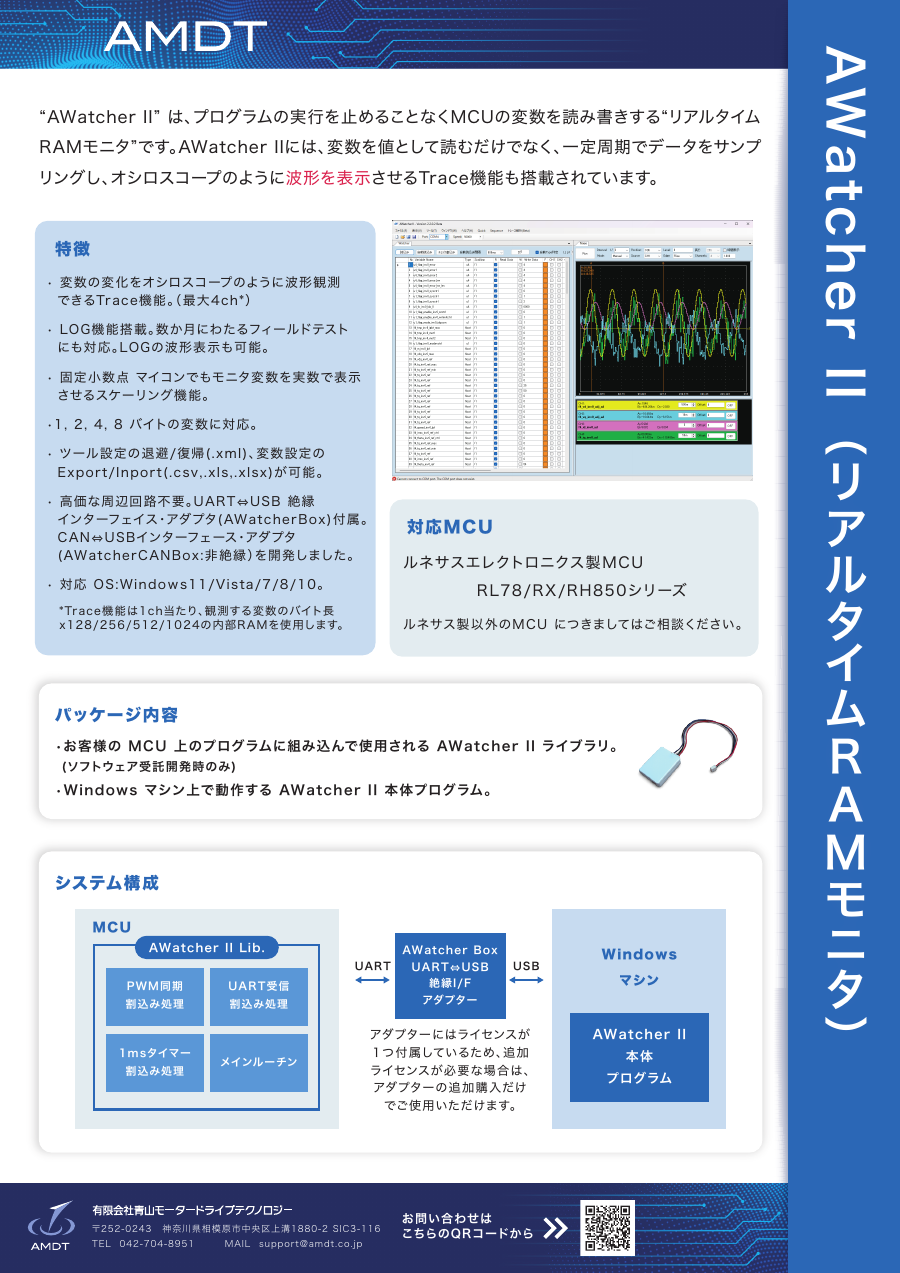 AWatcher II（リアルタイムRAMモニタ） PDFプレビュー